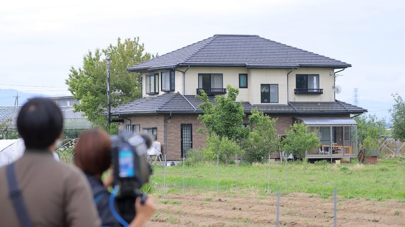 The man was taken into custody outside a farm near the city of Nakano in Nagano region