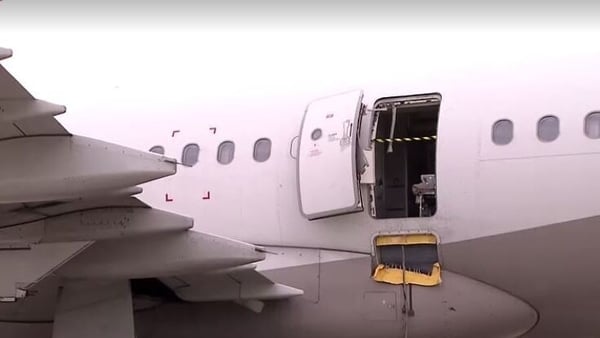The door was opened about 200m above the ground