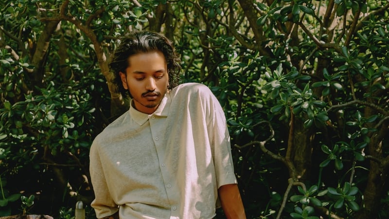 Binoy: "I grew up surrounded by different cultures, ranging from my Kenyan upbringing to my Sri Lankan and Indian parents. Today I try my best to integrate those facets of my identity into my love of creating pop music."