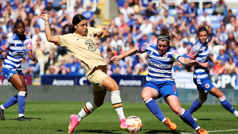 Sam Kerr steers home Chelsea's third goal