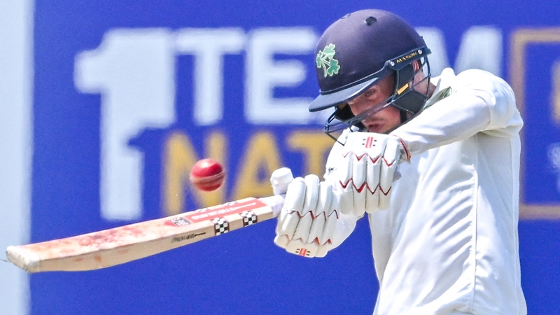 James McCollum scored 100 runs off 134 balls