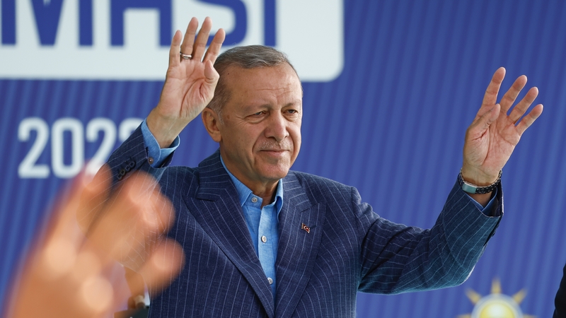 President Erdogan told his supporters: 'We will be ruling the country for the coming five years'
