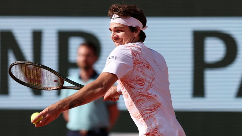 Thiago Seyboth Wild has reached the second round of a grand slam event for the first time in sensational fashion