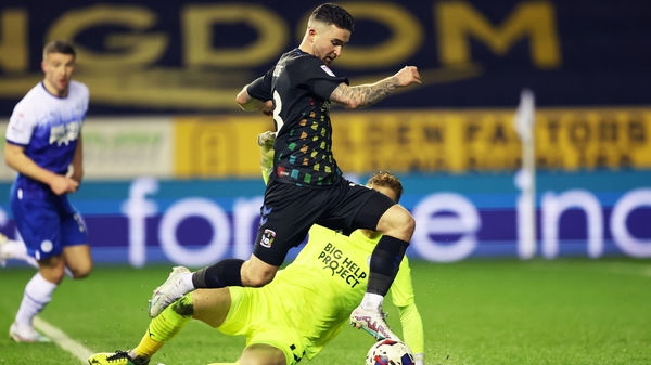 Sean Maguire made seven appearances for Coventry since his January switch, but failed to find the back of the net