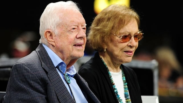 Jimmy Carter with his wife Rosalynn