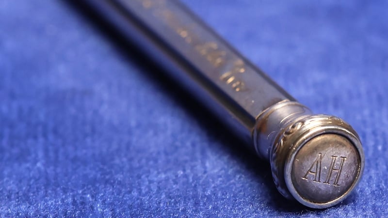 The silver-plated pencil will go under the hammer at Bloomfield Auctions in east Belfast next week