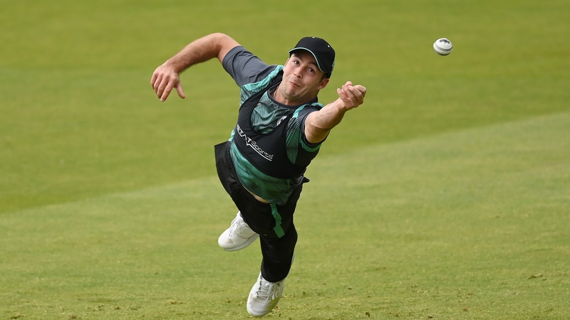 Curtis Campher in training at Lord's Cricket Ground