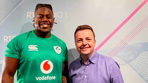 An American Football Player in Dublin on The Ryan Tubridy Show