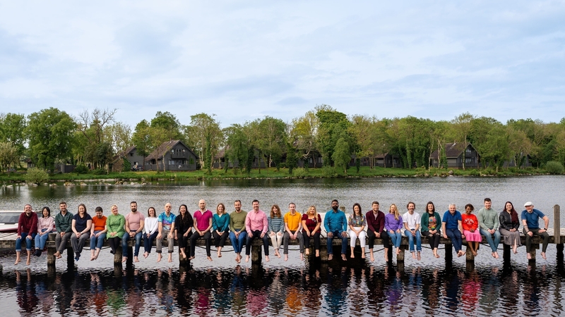 The Ex Ordo team pictured at a company retreat in Lusty Beg, Co Fermanagh