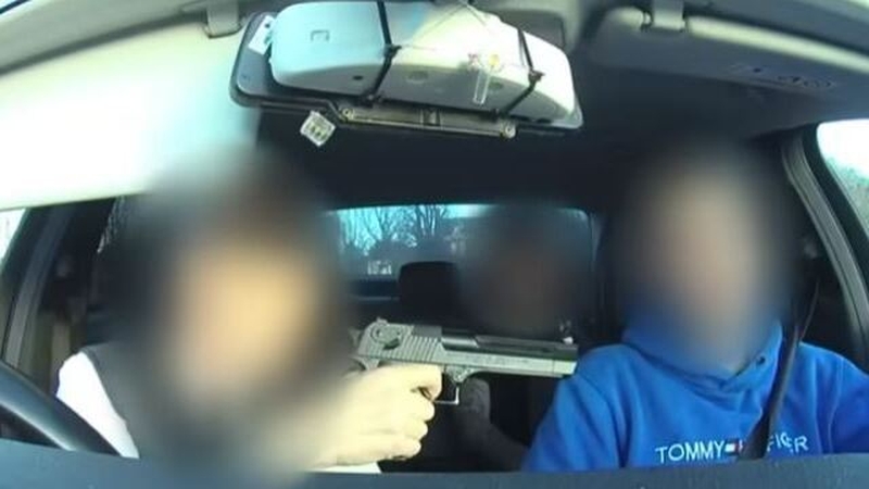 The PSNI said it is aware of the video and is looking into the case