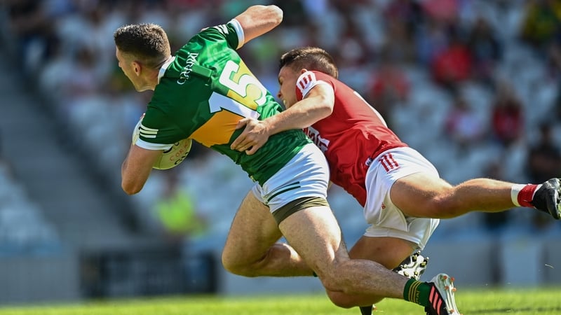 Sean Powter was black-carded for this challenge on Paul Geaney