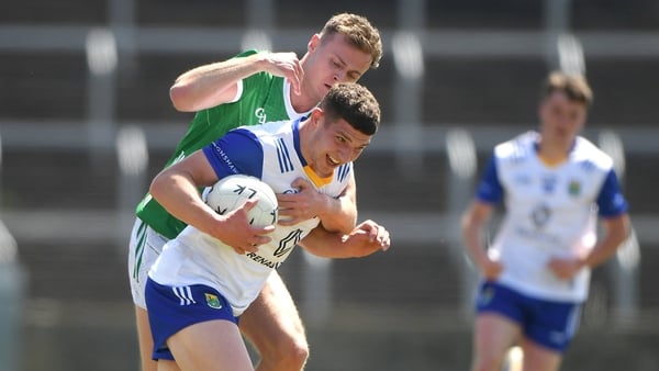 Wicklow's Conor Fee in action against Brian Donovan of Limerick