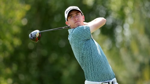 Tom McKibbin's cause wasn't helped by two double bogeys