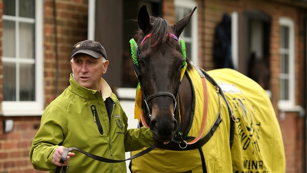 Oliver Sherwood and 2015 Grand National winner Many Clouds