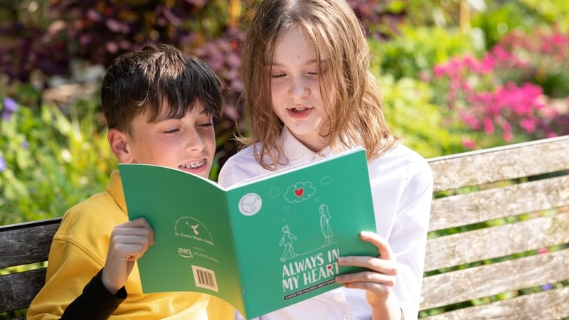 Oisin and Roisin Hannon read 'Always in My Heart: A book for children about grieving'