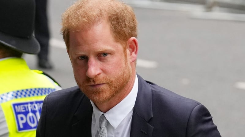 Prince Harry was not in court for today's hearing