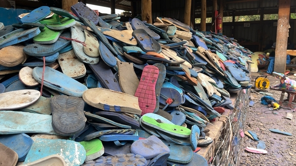 The UN estimates that eight million tonnes of plastic waste end up in the sea every year