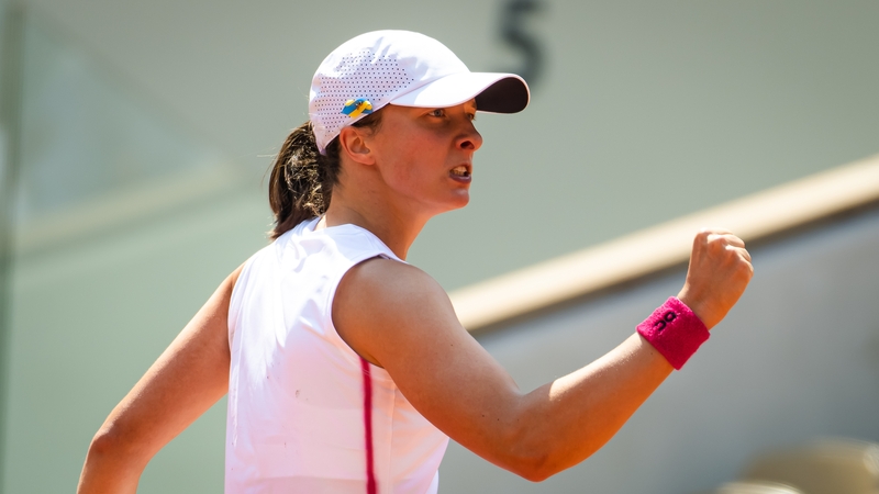 Swiatek came through in straight sets