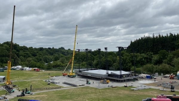 More than 80,000 people will attend the sold-out gig in the Co Meath village of Slane