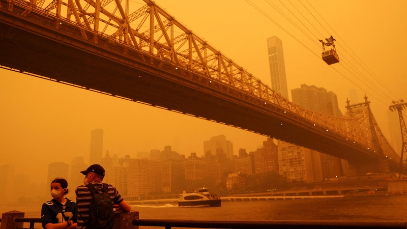 Wildfire smoke from Canada blanketed New York and other US cities this summer