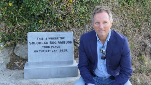 Tony Connelly at the site of the Soloheadbeg ambush