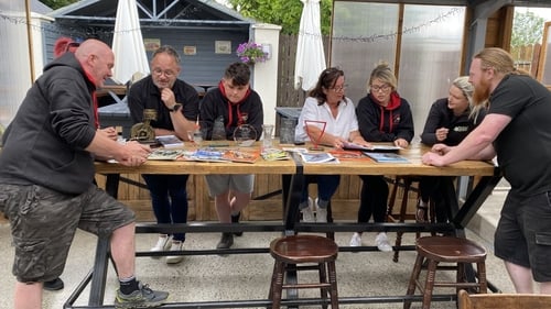 A group of members of the Faugheen 50 Road Racing Club and the Supporters Club
