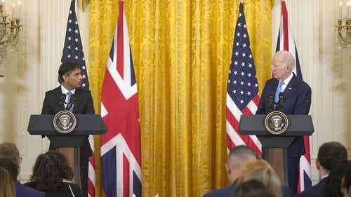 Joe Biden has previously spoken of wanting to ensure the 'Brits didn't screw around' in Northern Ireland (File photo)