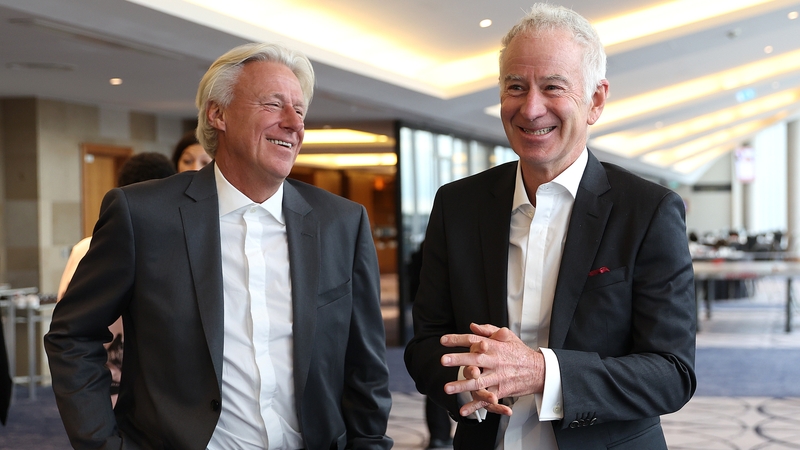 Bjorn Borg and John McEnroe