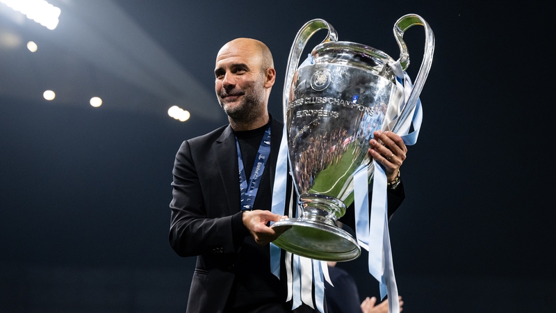 Pep Guardiola isn't worried about Manchester United catching up just yet