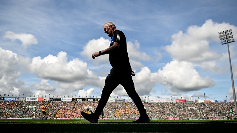 Clare manager Brian Lohan on the sideline during the Munster hurling final loss to Limerick