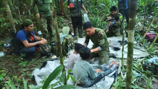 The children survived alone in the Amazon for 40 days
