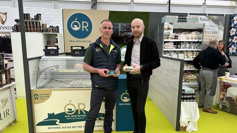 Stephen Daly, Commercial Manager of North Cork Creameries and Michael Conway, Buying Manager Dairy at Tesco Ireland