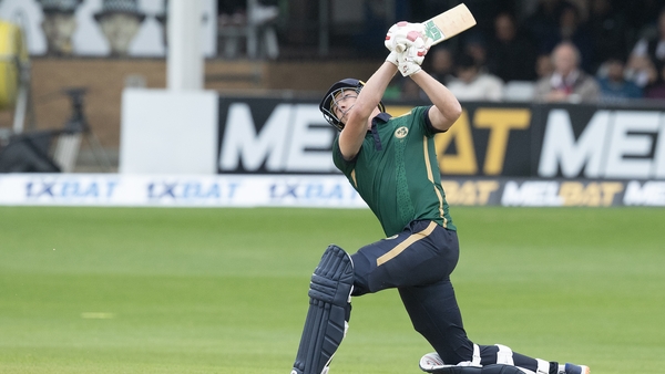 Harry Tector in action during the recent match with Bangladesh