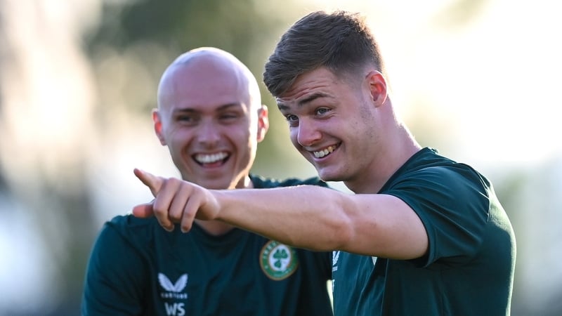 Ireland stars Will Smallbone and Evan Ferguson