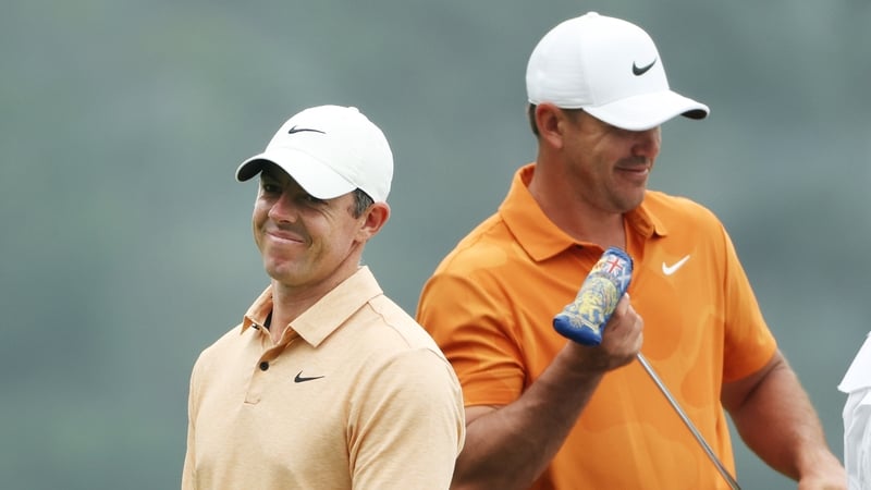 Rory McIlroy and Brooks Koepka will go head-to-head