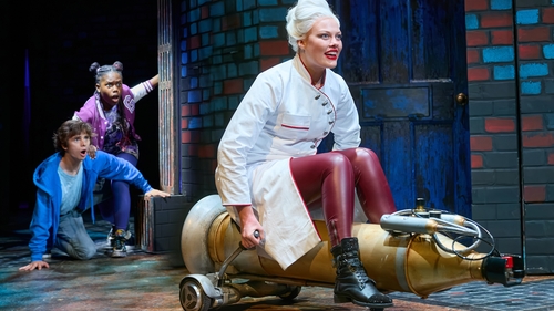 Emily Harrigan (R) is the Demon Dentist (Pic: Mark Douet)