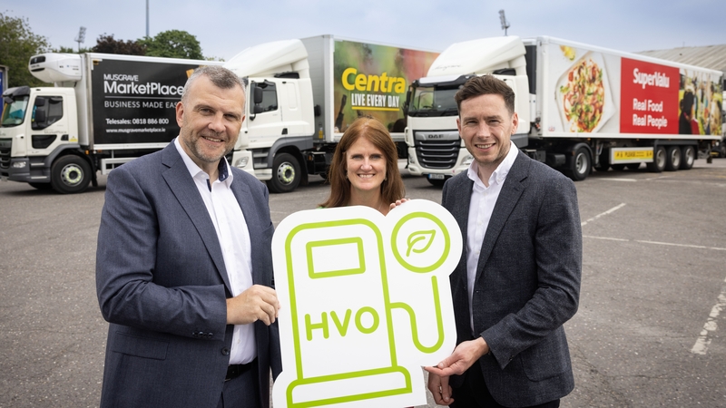 Luke Hanlon, Musgrave Chief Supply Chain Officer, Julie Dorel, Musgrave Head of Communications and Owen Keogh Musgrave, Head of Sustainability