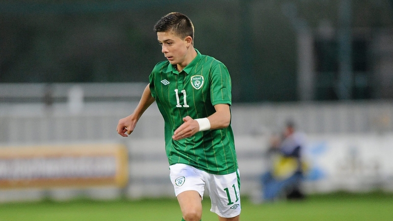 Jack Grealish in action for the Republic of Ireland Under-17s, four years after appearing in Croke Park for a Warwickshire Schools Development squad