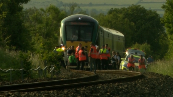 It is understood the woman was walking close to the train line with a friend when the 3.05pm service from Sligo to Dublin approached