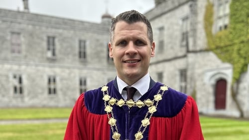 Eddie Hoare is one of the youngest representatives to be selected as the first citizen of the city