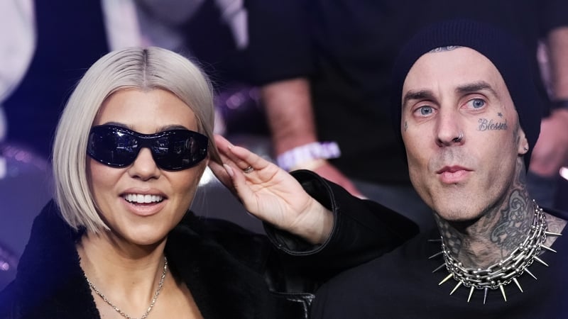 Kourtney Kardashian and Travis Barker