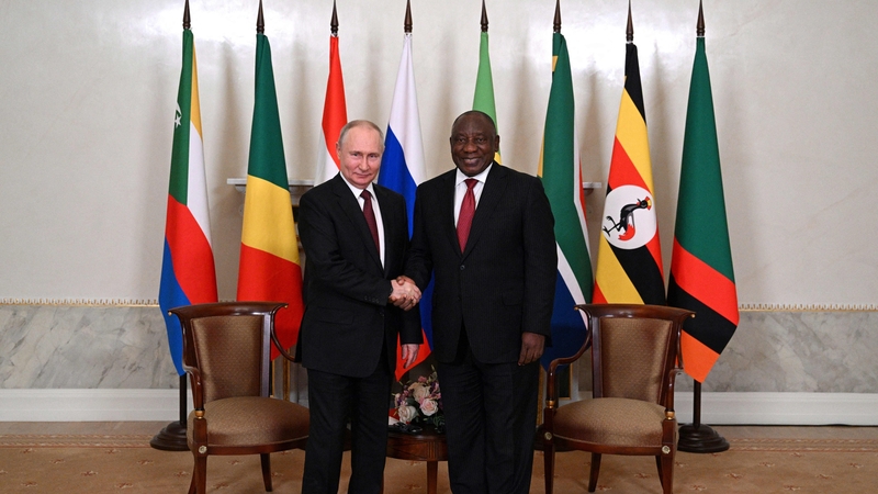 Cyril Ramaphosa said the 'war must be settled' after talks with Vladimir Putin