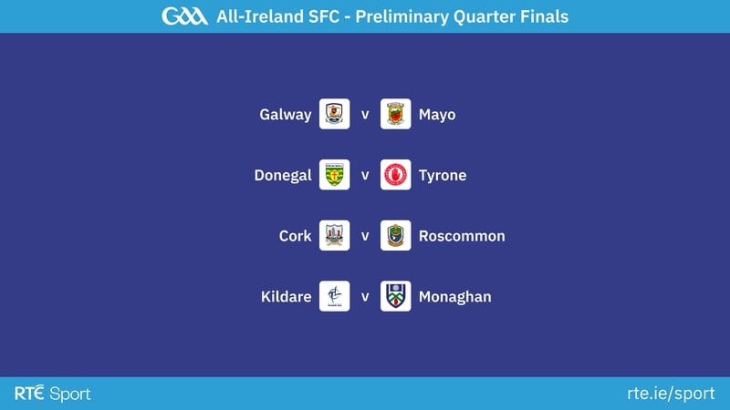 The draw for the preliminary quarter-finals of the All-Ireland SFC