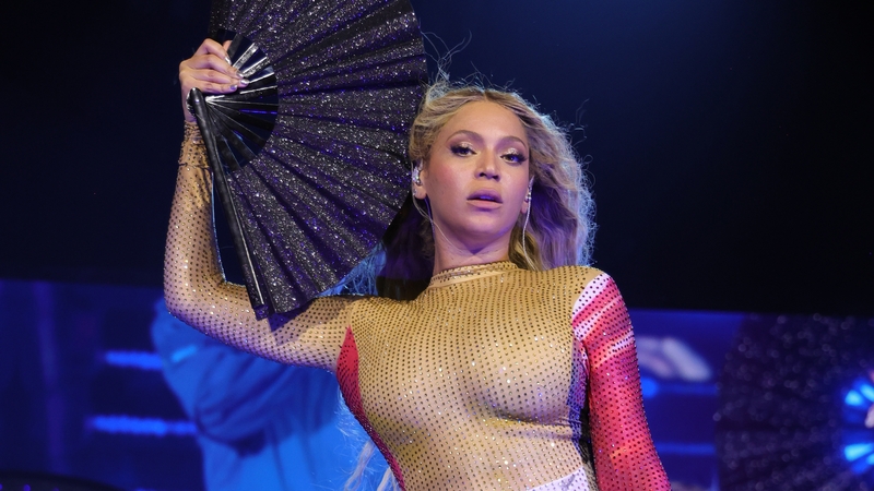 The pop star celebrated the American holiday while performing in Amsterdam. Getty Images