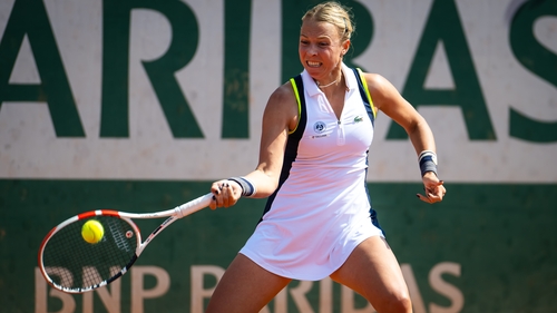 Anett Kontaveit was beaten in the first round of the French Open by Bernarda Pera last month