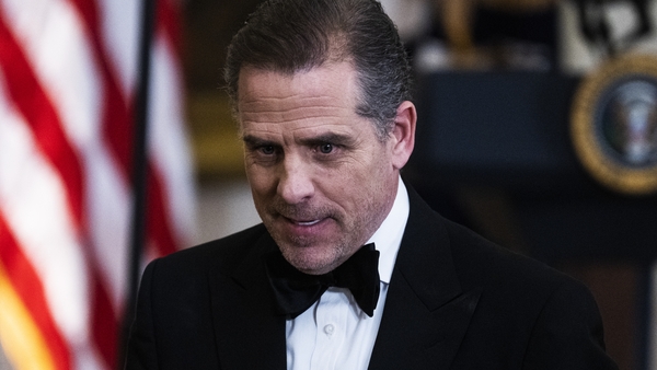 The DOJ filed three felony and six misdemeanour tax charges against Hunter Biden (file pic)