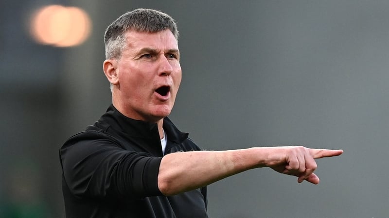 Stephen Kenny looks on from the sidelines on Monday night against Gibraltar