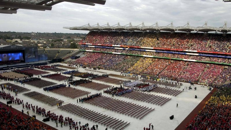 Croke Park during the opening ceremony of the 2003 Special Olympics World Games