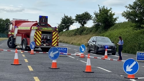 A section of the N10 was closed for several hours