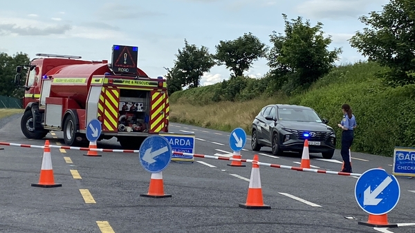 A section of the N10 was closed for several hours